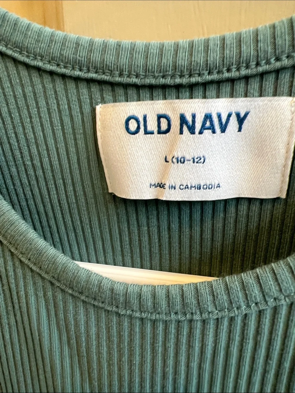 Old Navy Teal Ribbed Tank Dress for Girls